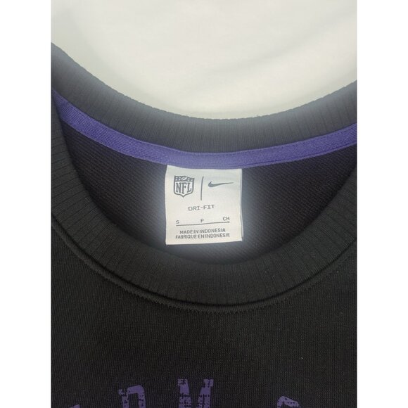 NIKE DRI FIT Women’s Baltimore Ravens NFL Long Sleeve Top SMALL - Picture 4 of 8